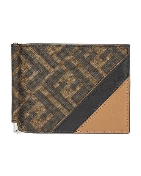 fendi cardholder pouch|fendi diagonal card holder.